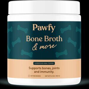 PAWFY BONE BROTH- NEW IN SEALED CONTAINER